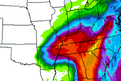 Heavy Rains Forecast for Kentucky Lake Area